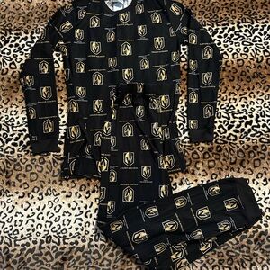NHL Vegas Gold Knights Logo Kids Pajama Set